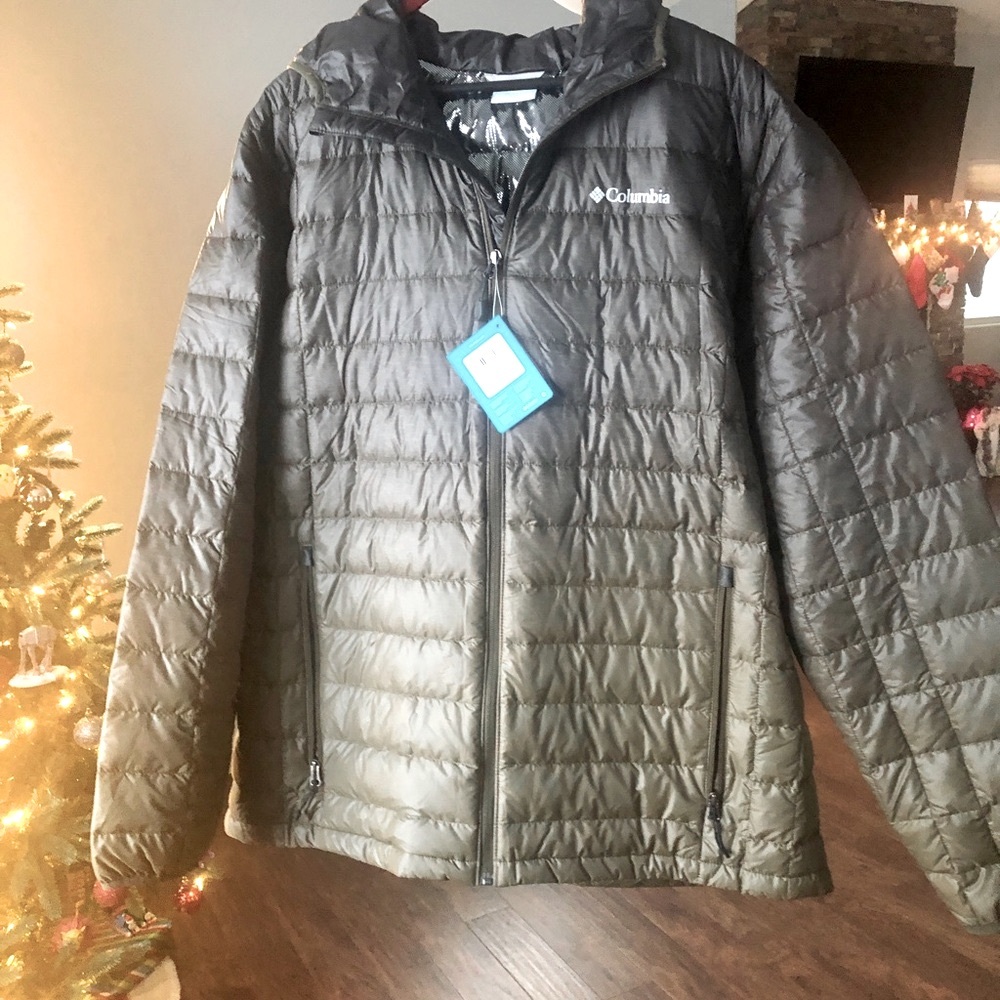 NEW - Men’s Voodoo Falls 590 TurboDown Hooded Jacket - Size 2XT, Olive & Black